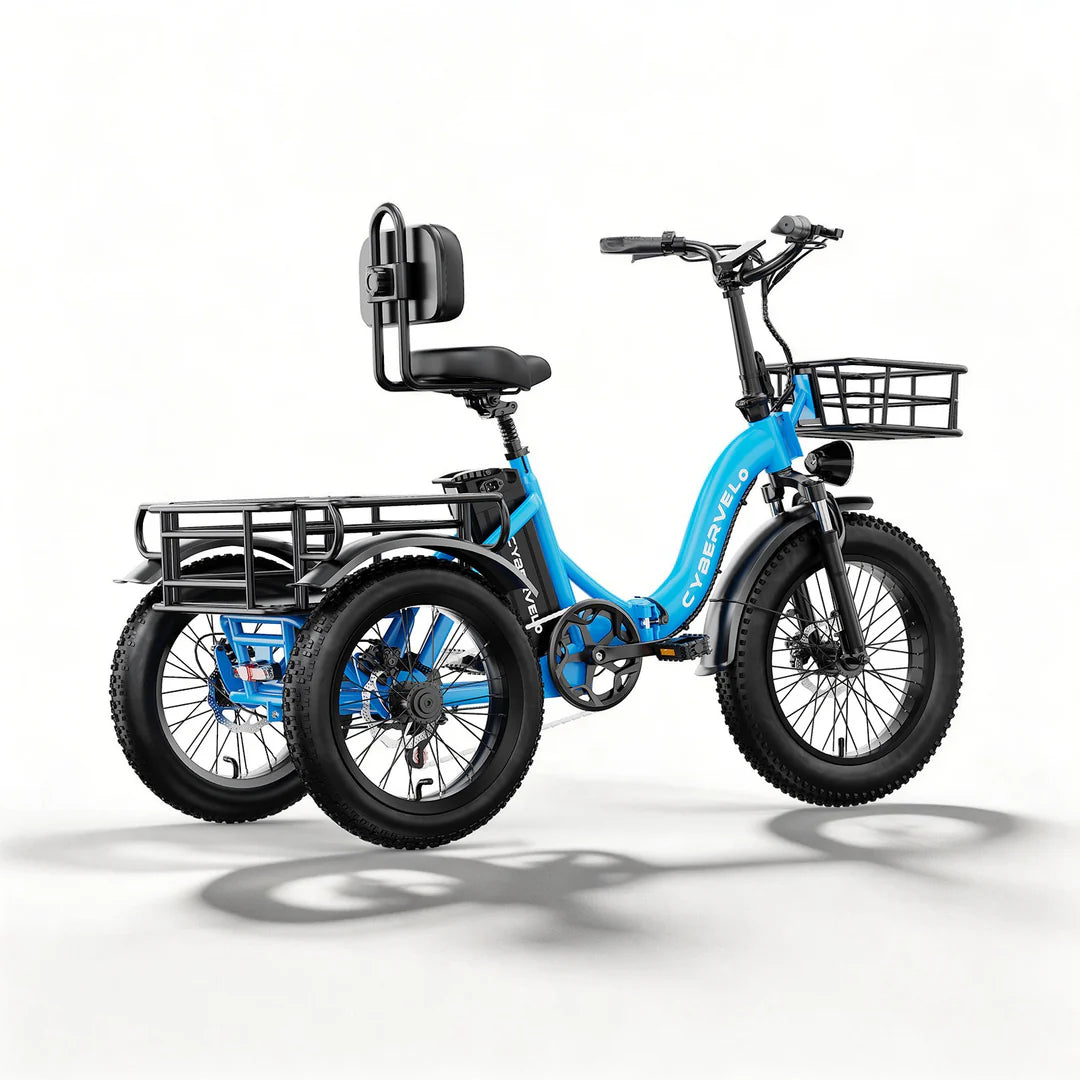 CYBERVELO C16 Folding Electric Tricycle – 48V 20.8Ah